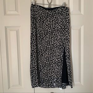 Abercrombie and Fitch High Slit Midi Skirt